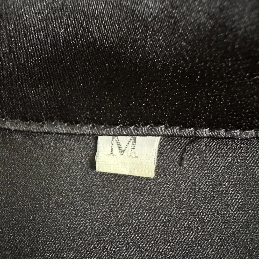 Women's Black Button Down Shirt NWOT - Picture 3 of 4